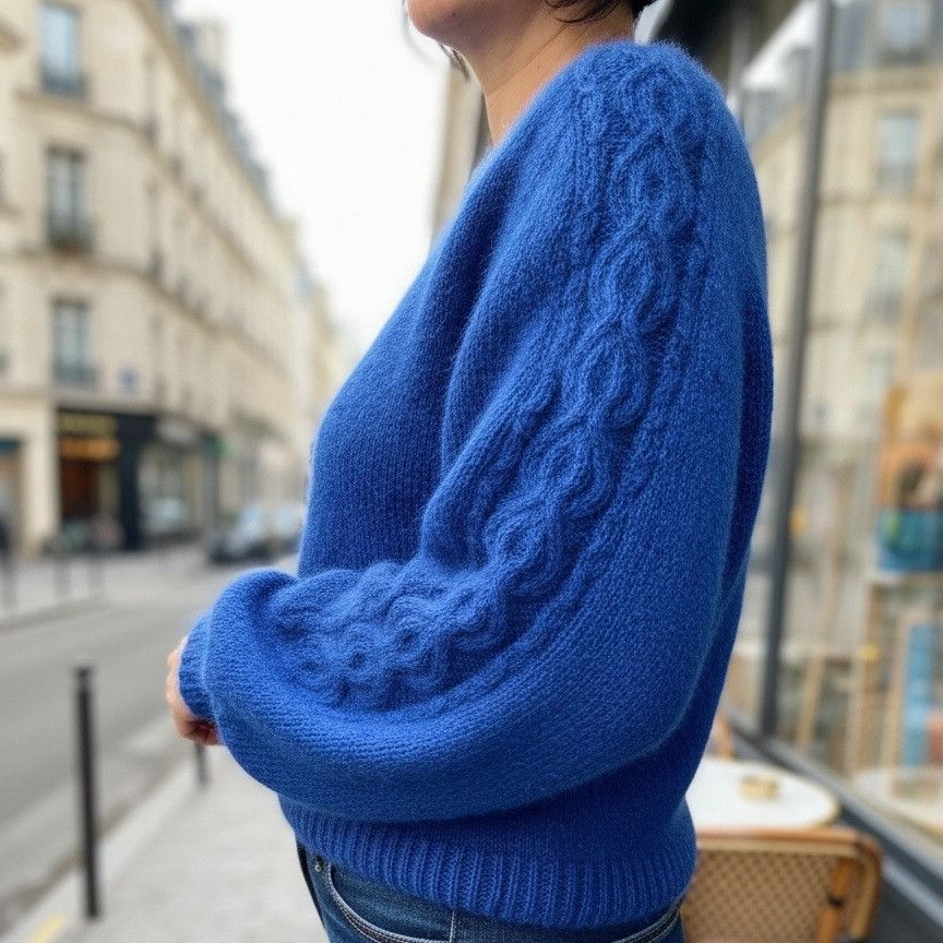 Pelote de Laine et tricot main