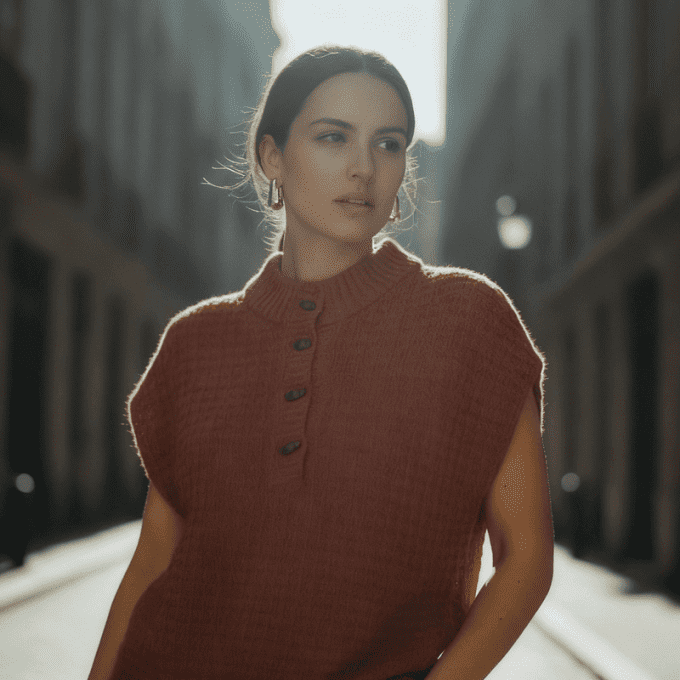 Patron tricot PDF Débardeur Armelle