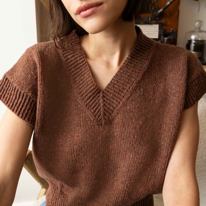 Kit tricot  Débardeur Natacha 