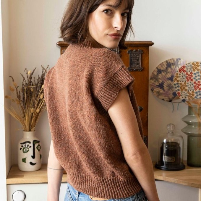 Kit tricot  Débardeur Natacha 