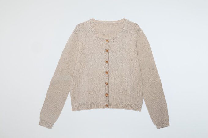 Patron tricot PDF Gilet Leonie